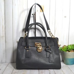 Michael Kors Hamilton Saffiano Medium Satchel Bag